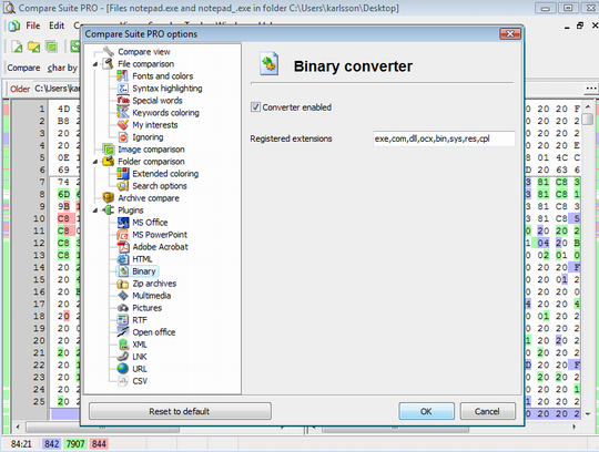 windows grep binary file matches