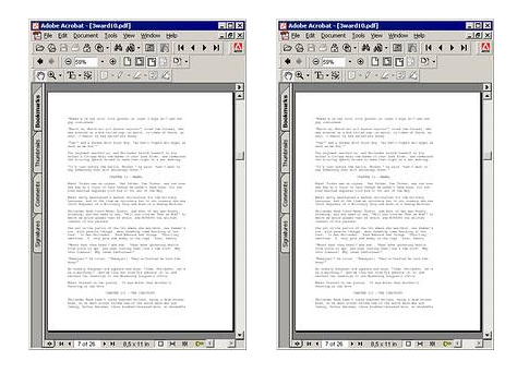 Compare two PDF documents